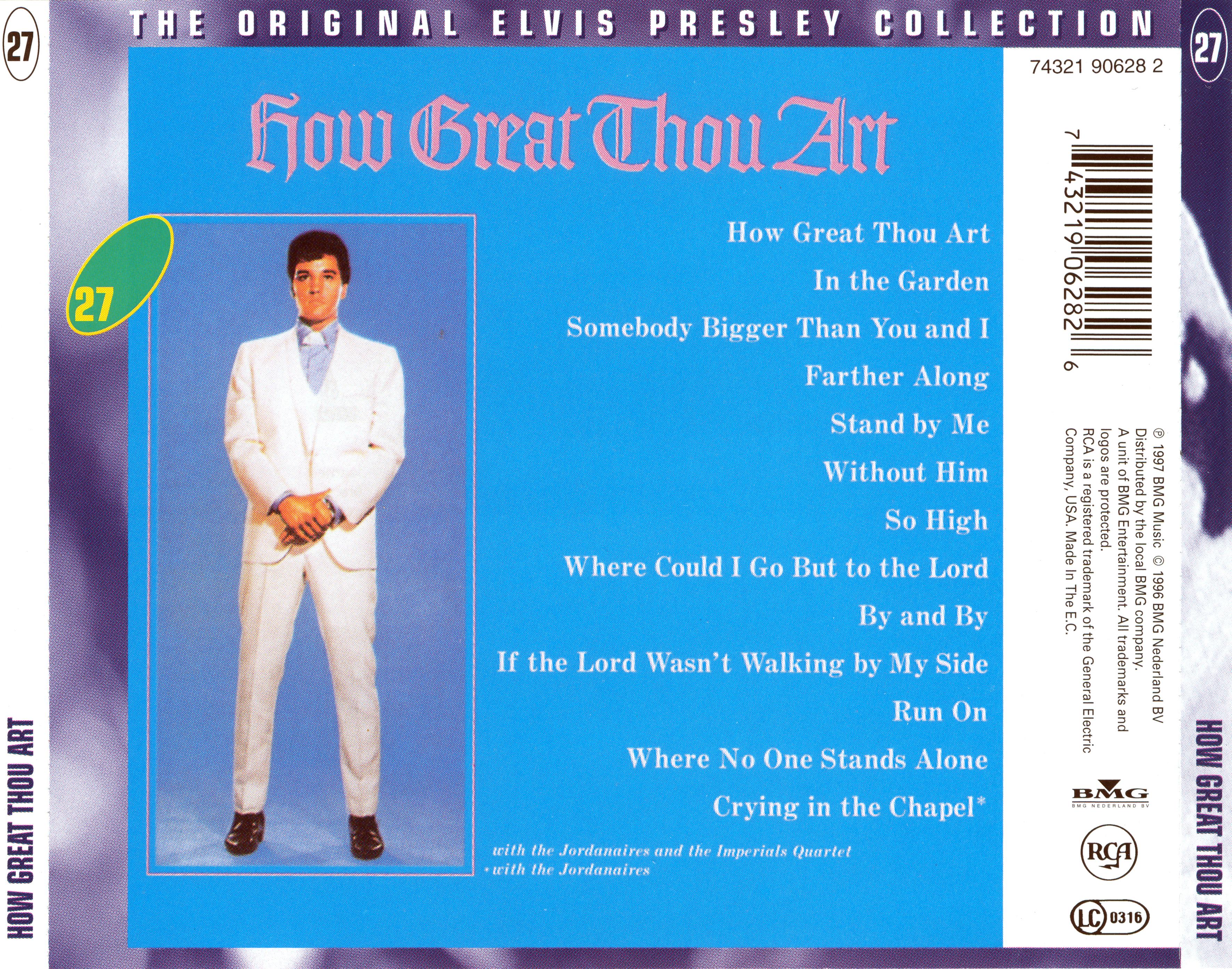 Elvis Presley  The Original Elvis Presley Collection 27; How Great Thou Art : Back
